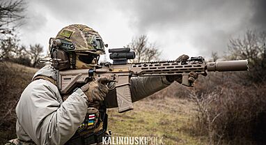 Fire Support Group at the range